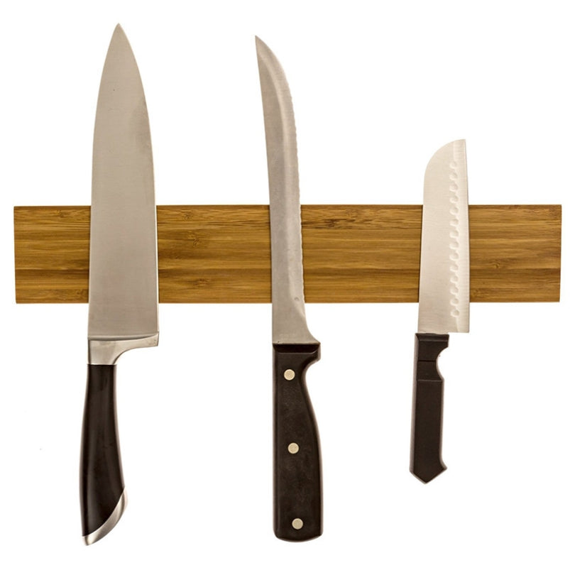 Magnetisk knivholder i bambus