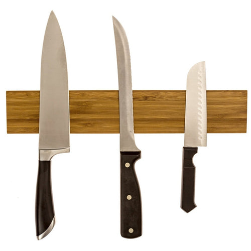 Magnetisk knivholder i bambus